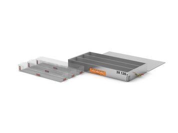 Industrielle Mehrkammer-Ultraschallreinigungsanlage mit 3 Kammern 120 L in Langversion TUS-120P1682821ST3L Titan Techniks zur Reinigung von Bauteilen TUS-120P1682821ST3L фото