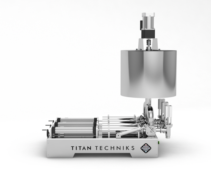 Technischer Kolbendosierer 100&ndash;1000 ml, Einzelkolben-Pneumatikdosierer TTPF-1/100-1000, Titan Dispenser TTPF-3/50-750/BV30-MH фото