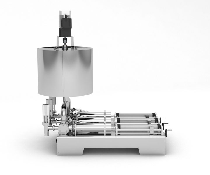 Technischer Kolbendosierer 100&ndash;1000 ml, Einzelkolben-Pneumatikdosierer TTPF-1/100-1000, Titan Dispenser TTPF-3/50-750/BV30-MH фото
