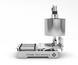 Technischer Kolbendosierer 100&ndash;1000 ml, Einzelkolben-Pneumatikdosierer TTPF-1/100-1000, Titan Dispenser TTPF-3/50-750/BV30-MH фото 3