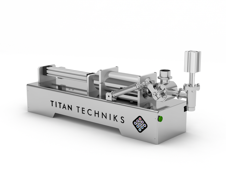 Machine for dispensing medical liquids 100 - 1000 ml single-piston TTPF-1/100-1000/BG80 pneumatic Titan Dispenser