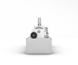Machine for dispensing medical liquids 100 - 1000 ml single-piston TTPF-1/100-1000/BG80 pneumatic Titan Dispenser