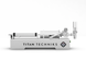 Machine for dispensing medical liquids 100 - 1000 ml single-piston TTPF-1/100-1000/BG80 pneumatic Titan Dispenser