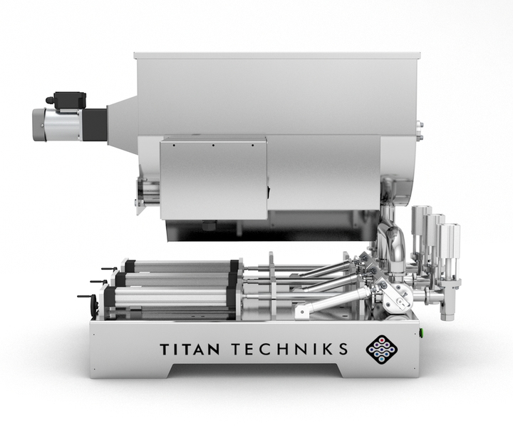 Kolbendosierger&auml;t f&uuml;r Medikamente 5&ndash;50 ml, pneumatischer Dreikolben-Titan-Dosierer TTPF-3/5-50/BV30-MH TTPF-3/5-50/BG80-MH фото