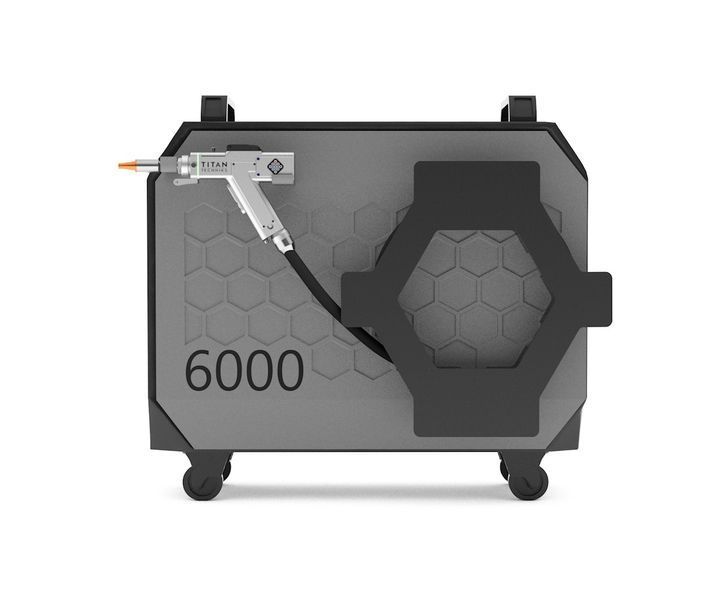 Технологичный TLW-6000W-PRO F4 многофункциональный лазерный аппарат Titan Laser ZigZag Screan Control 6 кВт для сварки резки очистки сварочного шва углеродистого металла 6000 Вт на 380 В TLW-6000W-PRO-F4CW-P2S-380 фото
