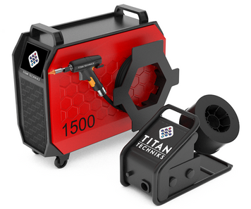 Safe TLW 1500W INDUSTRY F4 laser welding machine Titan Technics WELD360 1.5 kW for welding, cutting, cleaning weld seams of stainless steel and stainless steel 1500 W at 220 V