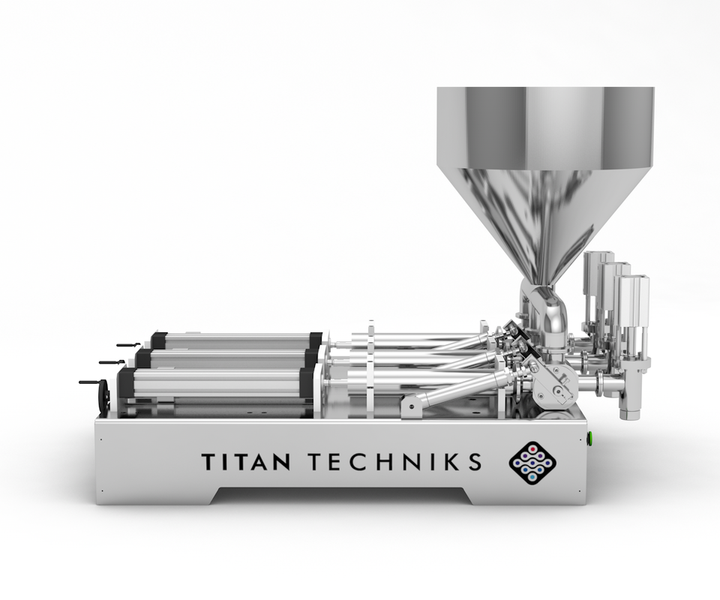 Dosieranlage medizinisch 50 - 500 ml Dreikolben TTPF-3/50-500/BV50 pneumatisch Titan-Spender TTPF-3/50-500/BV50 фото