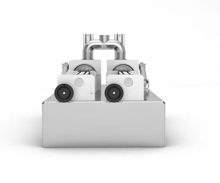 Piston dispensing machine 100 - 1000 ml double-piston TTPF-2/100-1000/BG80 pneumatic Titan Dispenser