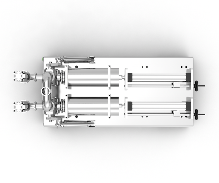 Piston dispensing machine 100 - 1000 ml double-piston TTPF-2/100-1000/BG80 pneumatic Titan Dispenser