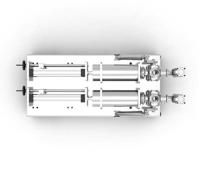 Piston dispensing machine 100 - 1000 ml double-piston TTPF-2/100-1000/BG80 pneumatic Titan Dispenser