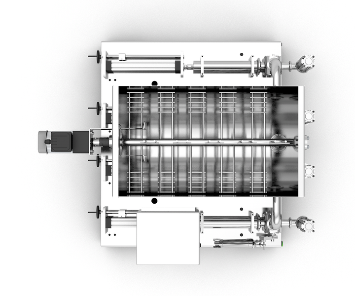 Lebensmittelgeeigneter Kolbenspender 5&ndash;50 ml, Vierkolben, TTPF-4/5-50/BV30-MH, pneumatisch, Titan Dispenser TTPF-4/5-50/BG80-MH фото