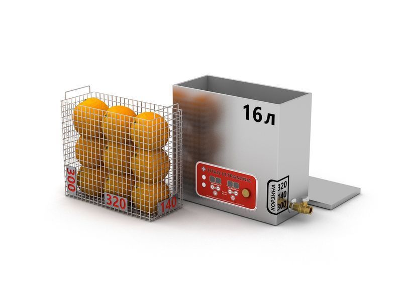 Ultrasonic Cleaner 16 Liters TUS-16PF3214, Dual Frequency